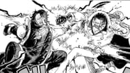 The young Roger and Garp clashing (Image via Shueisha)